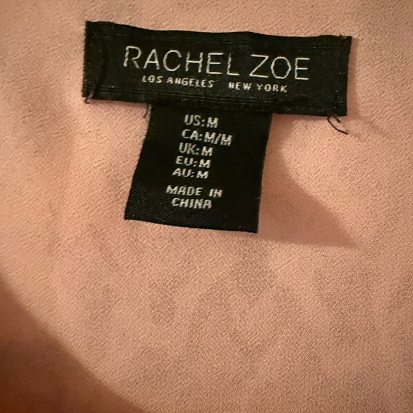 Rachel Zoe | Pink Snake Skin Printed Tank Top with Adjustable Straps | Size M - Picture 3 of 7